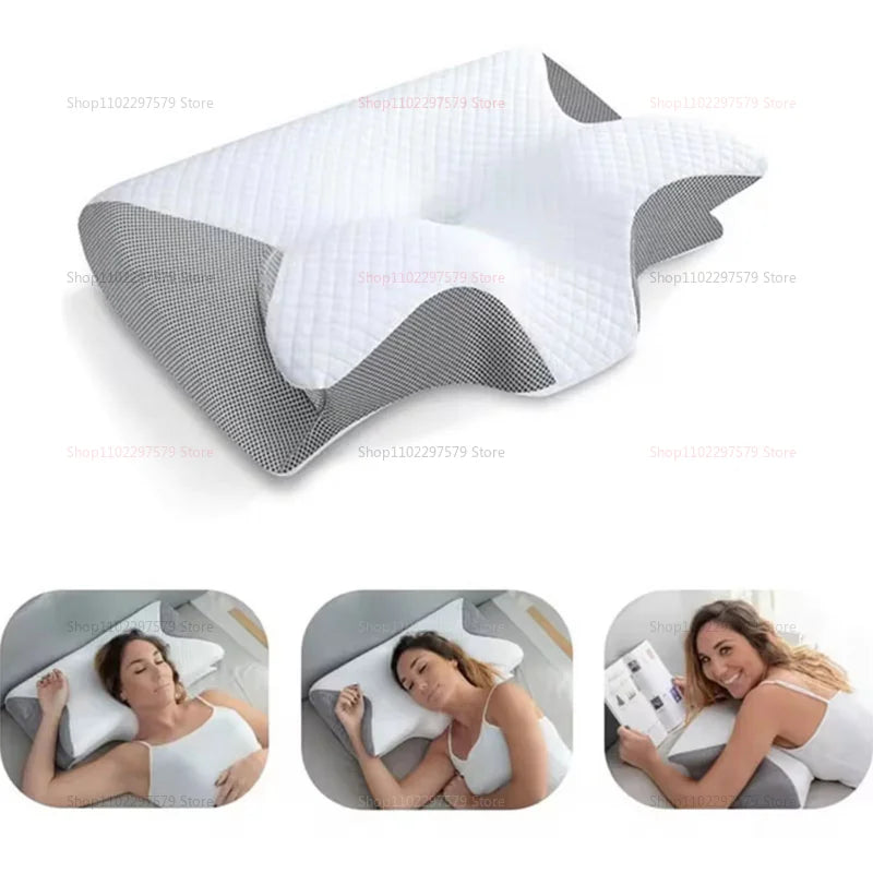 Neck and Shoulder CNeckomfort Ergonomic Cervical Cushion for Sleep