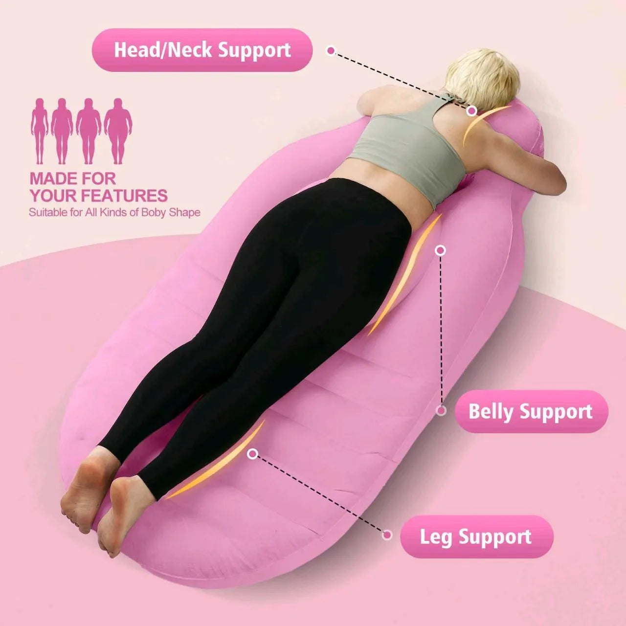 Inflatable Pregnancy Pillow