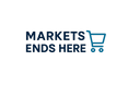create a simple logo for an online store called "Markets Ends Here"